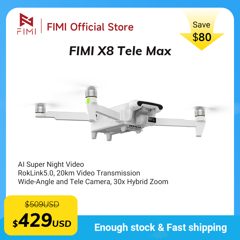 Drone Camera Wide Angle - FIMI X8 Tele Max Nieuwe Drone