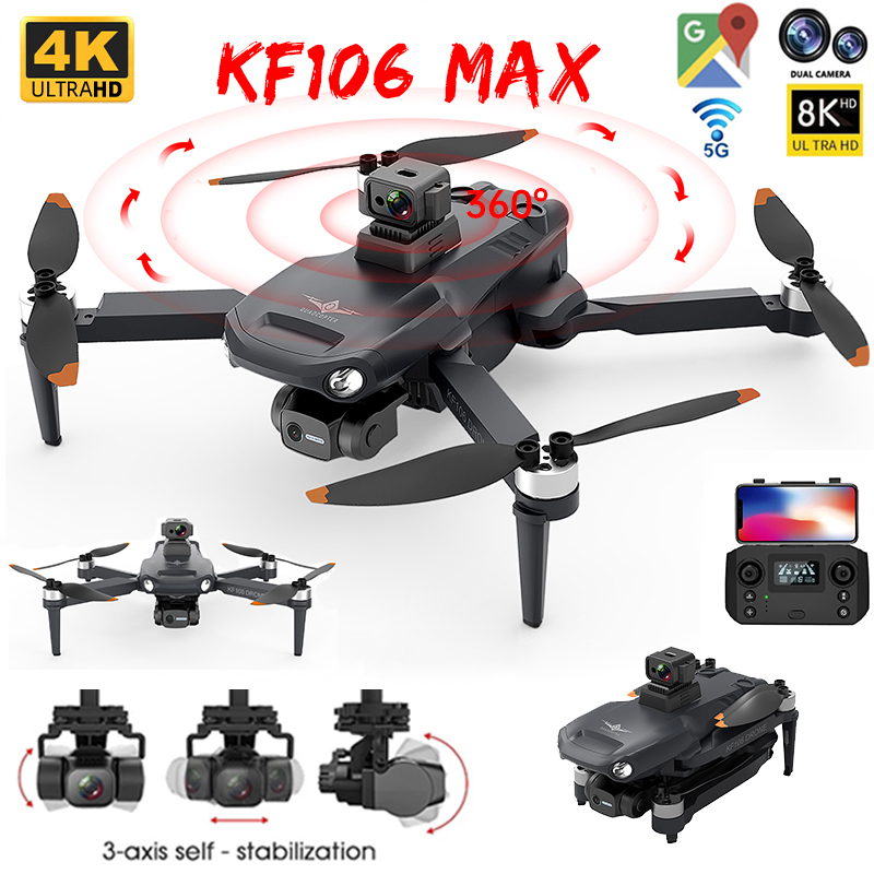 Drone Camera Wide Angle - 2022 NIEUWE KF106 Max Drone 8K