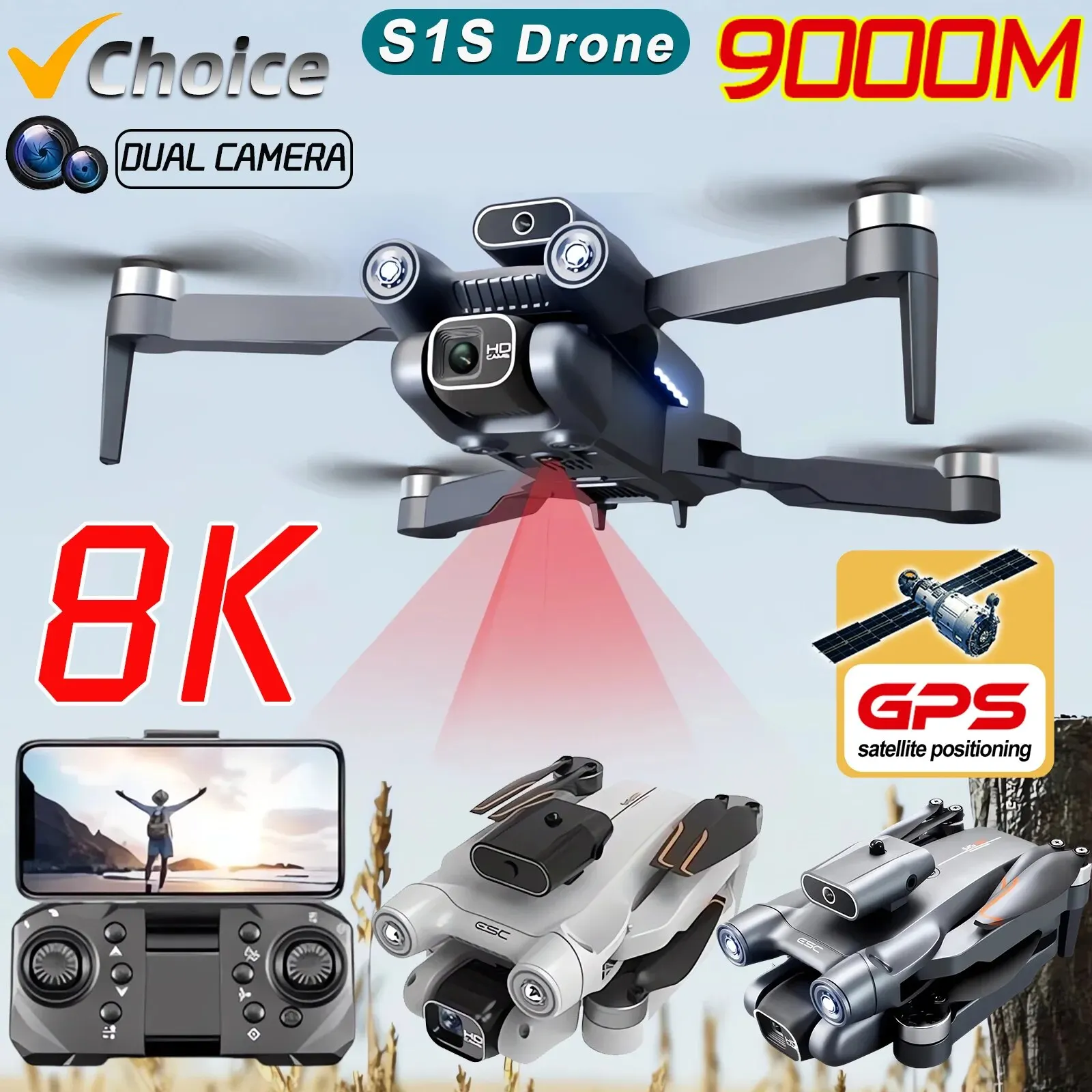 Drone Camera Hd - Nieuwe S 1S 5G Gps Drone