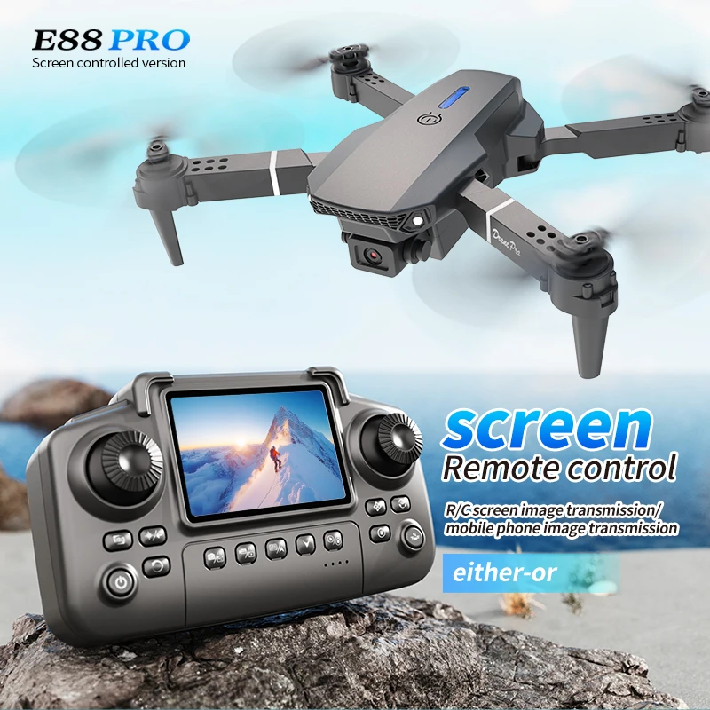Drone Camera Wide Angle - Professionele E88 PRO Drone met scherm