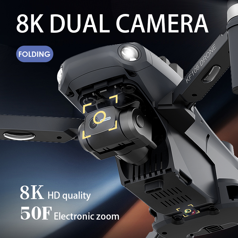 2022 NIEUWE KF106 Max Drone 8K - Drone Camera Wide Angle recensie en prijs