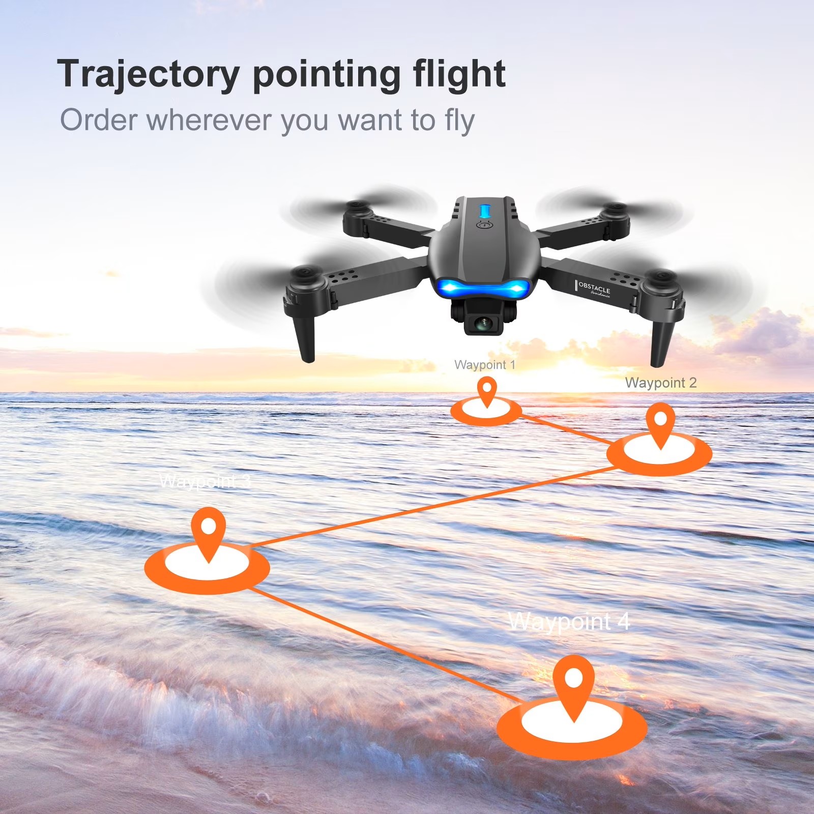 De verbeterde E88PRO MAX opvou - Drone Camera Lens recensie en prijs