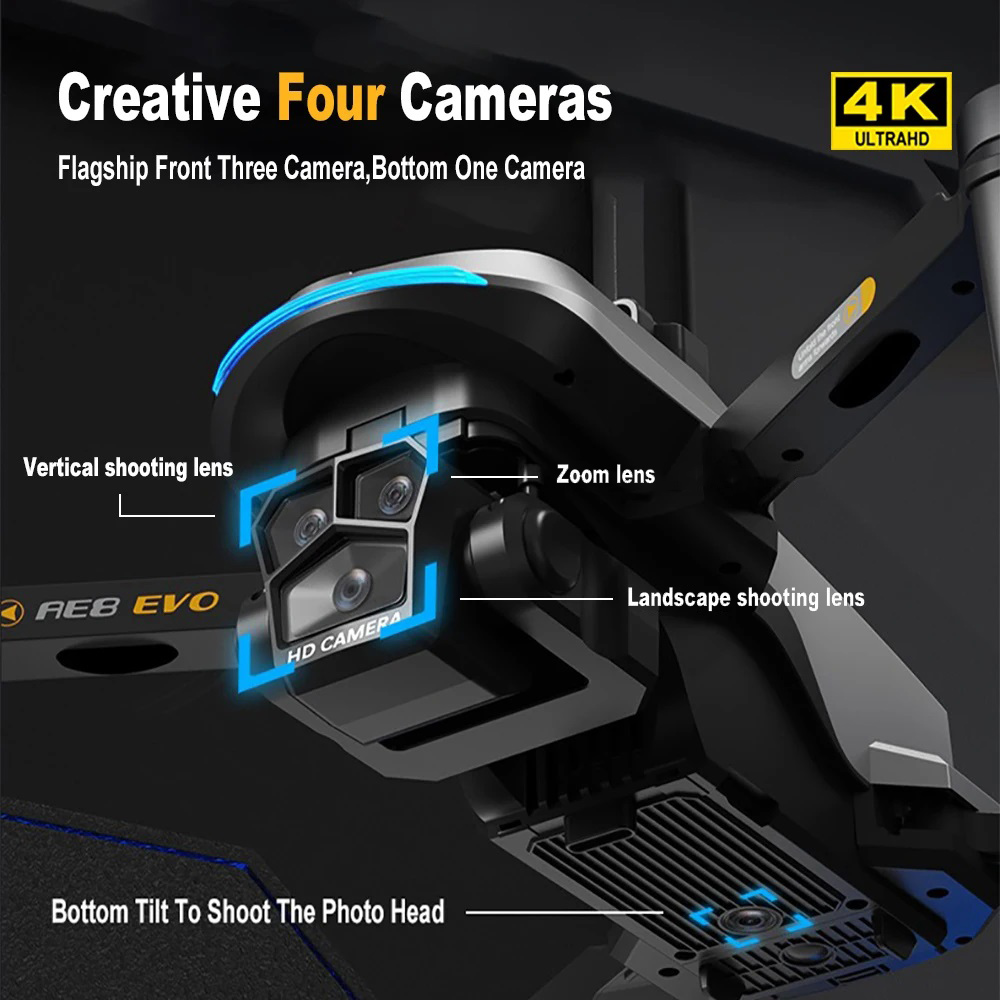 AE8 EVO Drone 4K Professioneel - Drone Camera Night Vision recensie en prijs