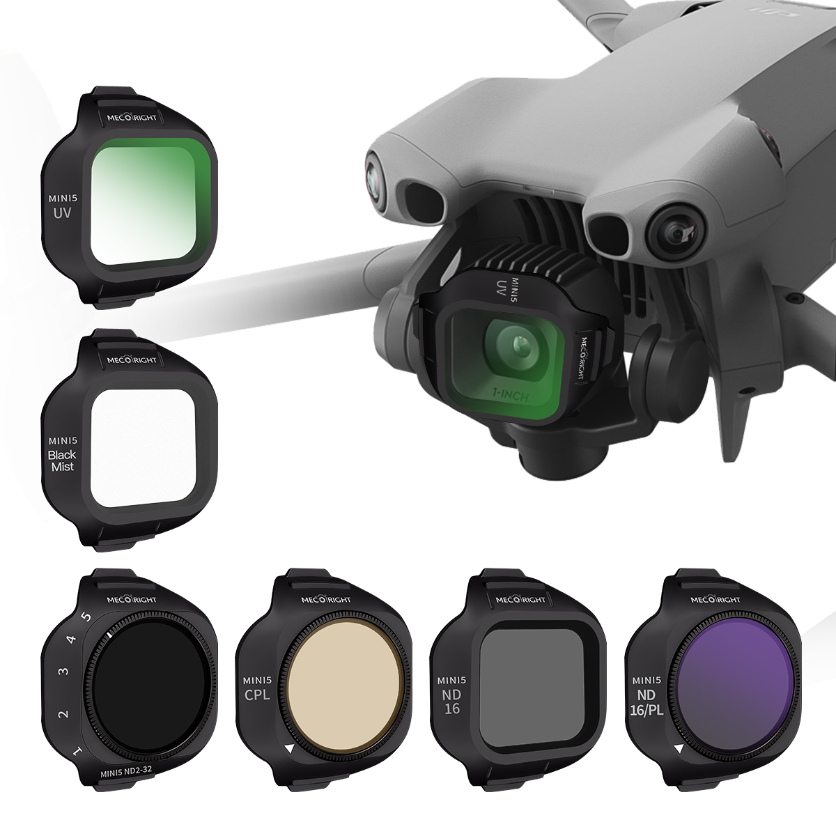 Mecoright Toepasbare DJI Mini5 - Drone Camera Filter recensie en prijs
